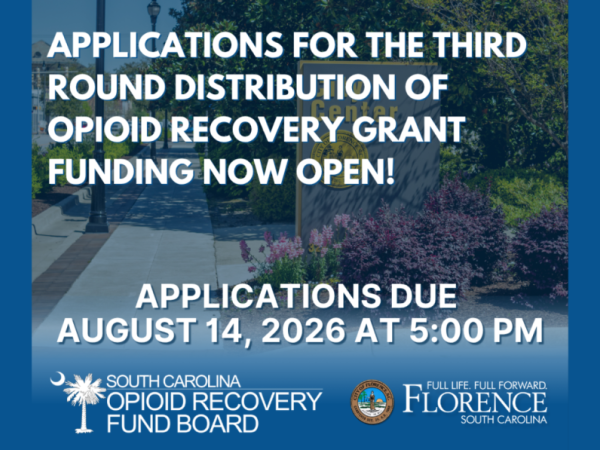 sc opioid recovery grant funding applications