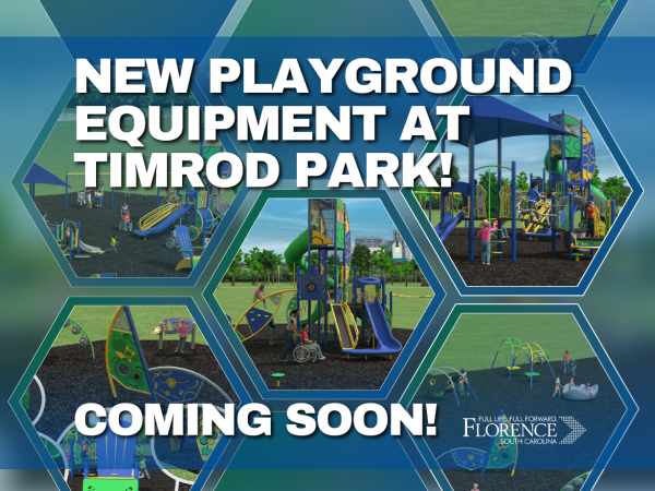 New Playground Equipment at Timrod Park