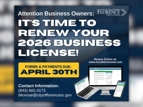 business license renewals due april 30, 2026