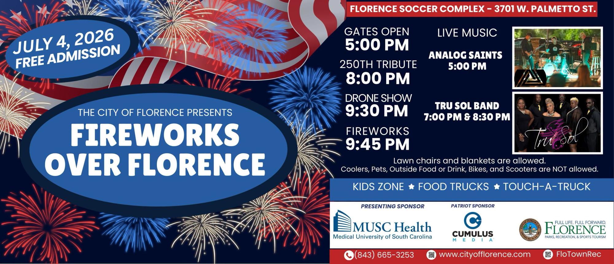 fireworks over florence graphic
