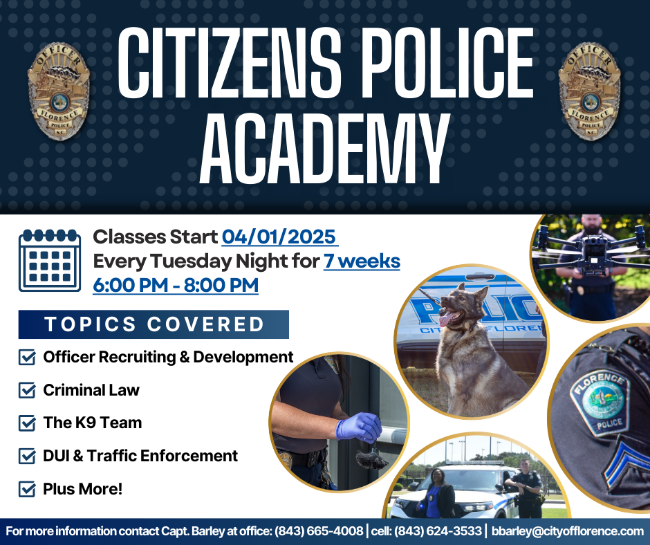 citizens police academy flyer