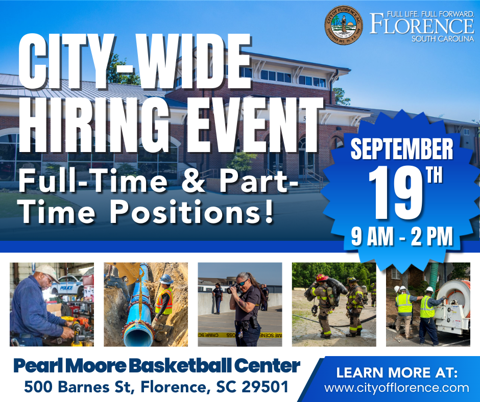 City-Wide Hiring Event Flyer