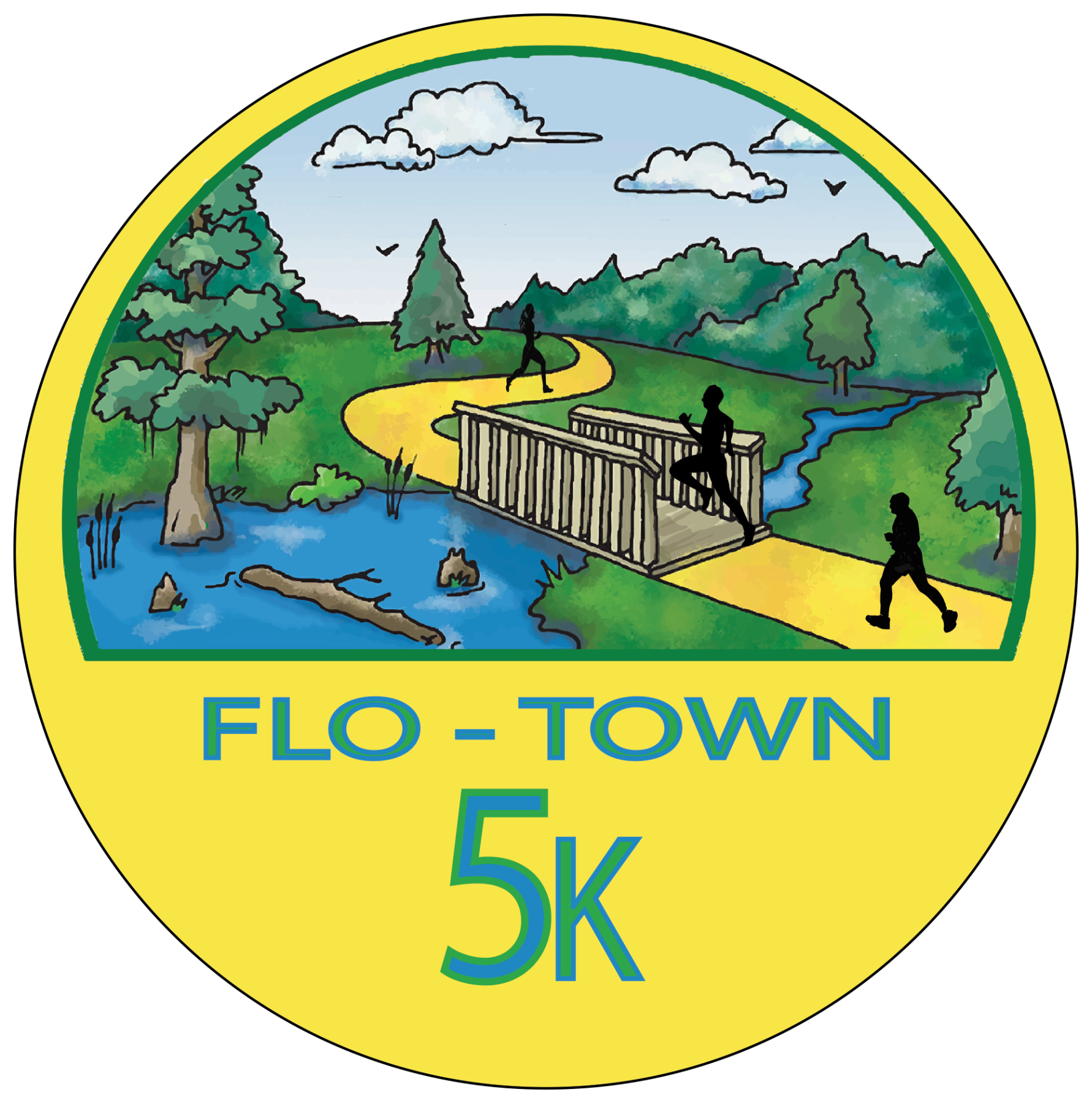 Flo-Town 5k Logo