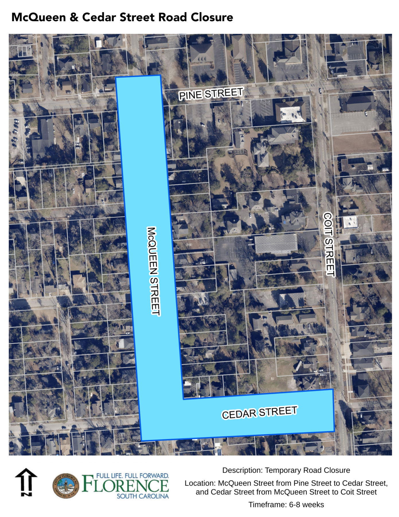 McQueen and Cedar Street Road Closure