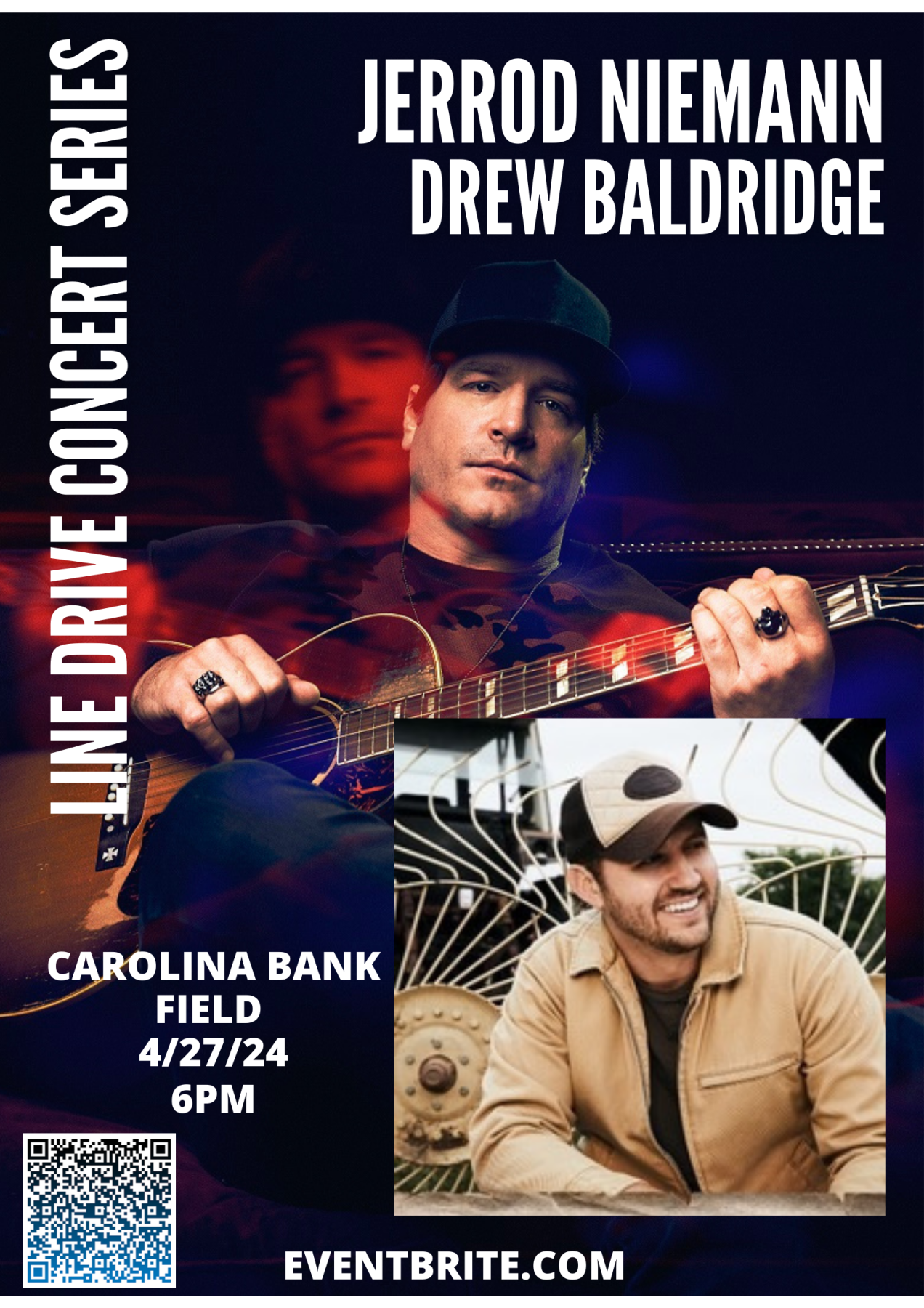 Line Drive Concert Flyer