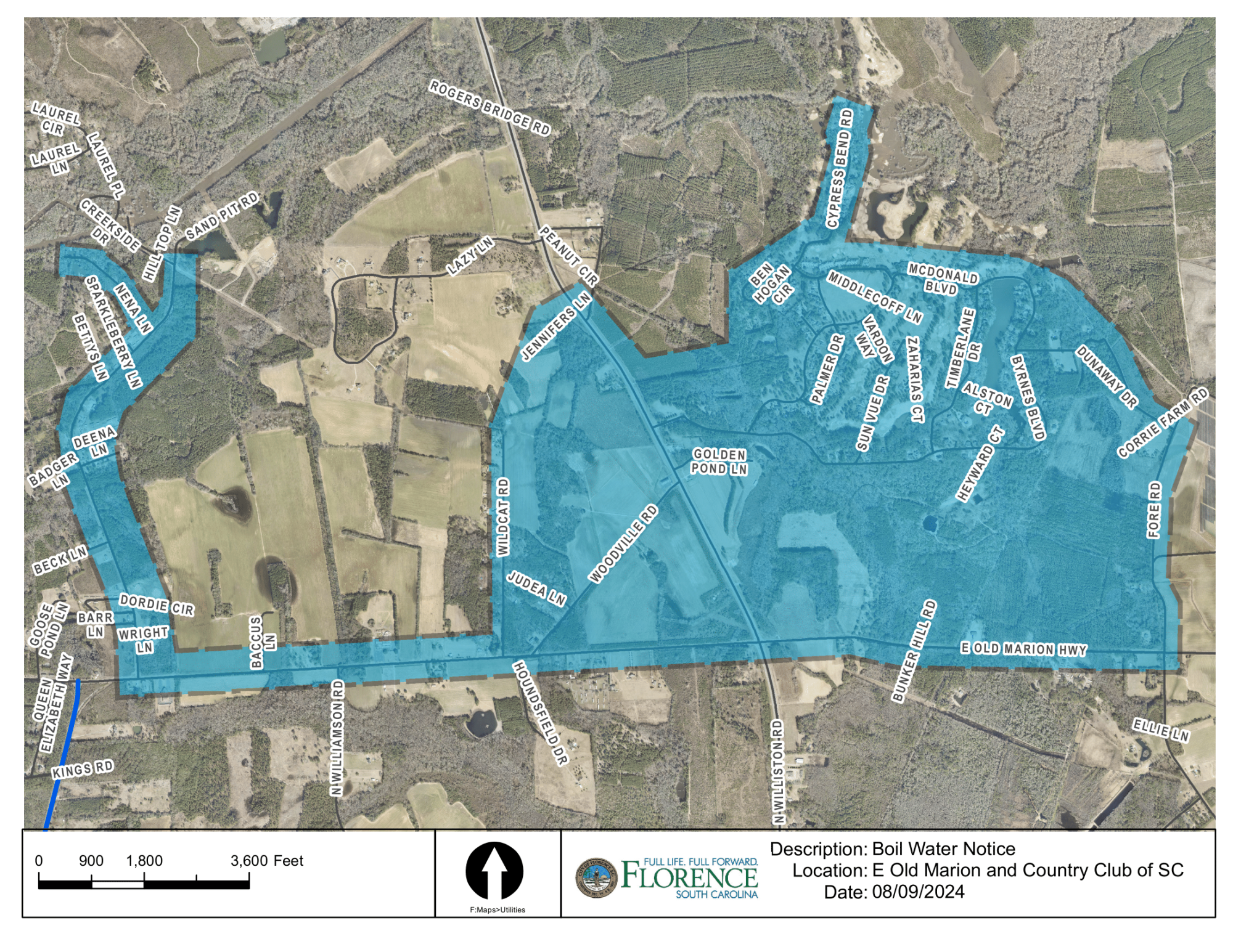 Boil Water Advisory Map