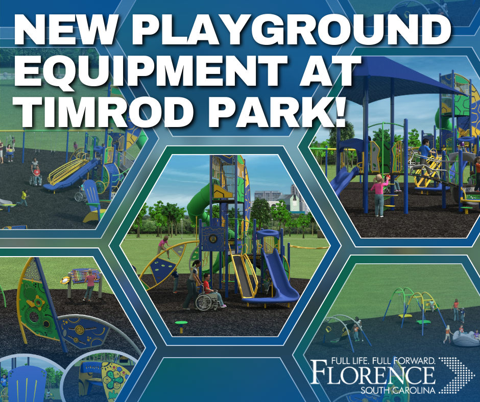 New Playground Equipment at Timrod Park