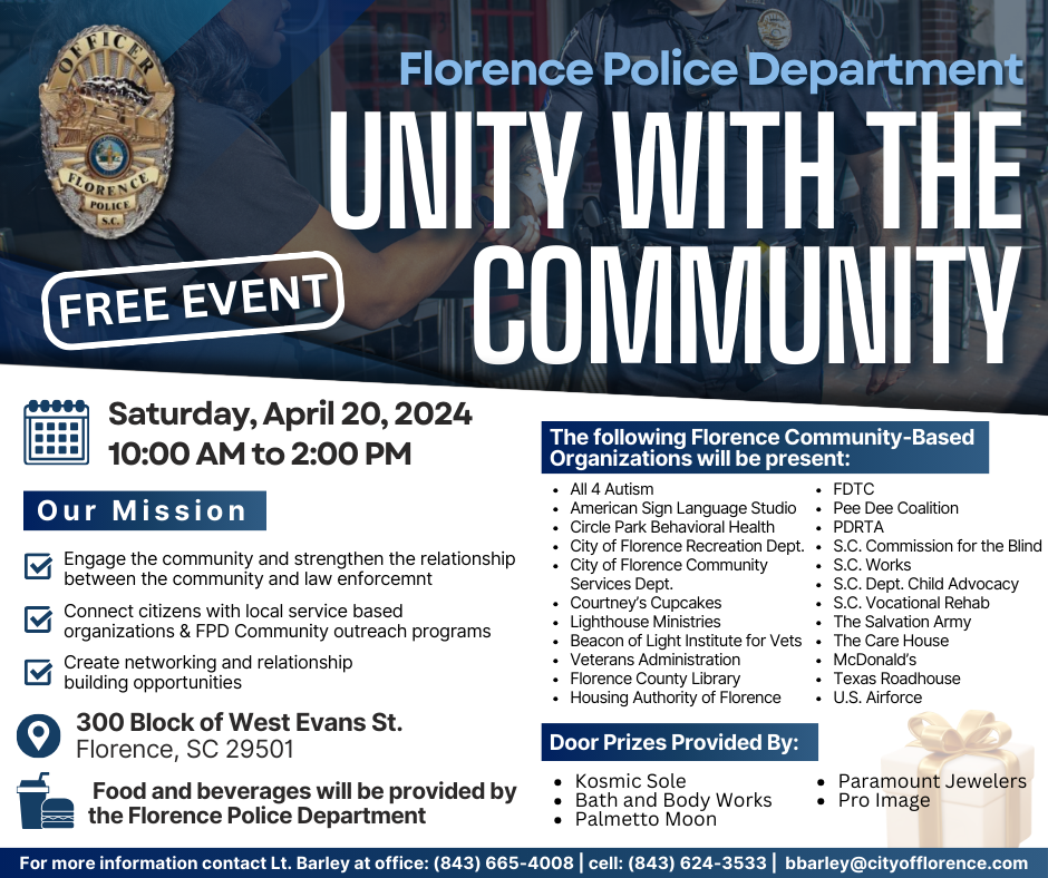 Unity With the Community Flyer