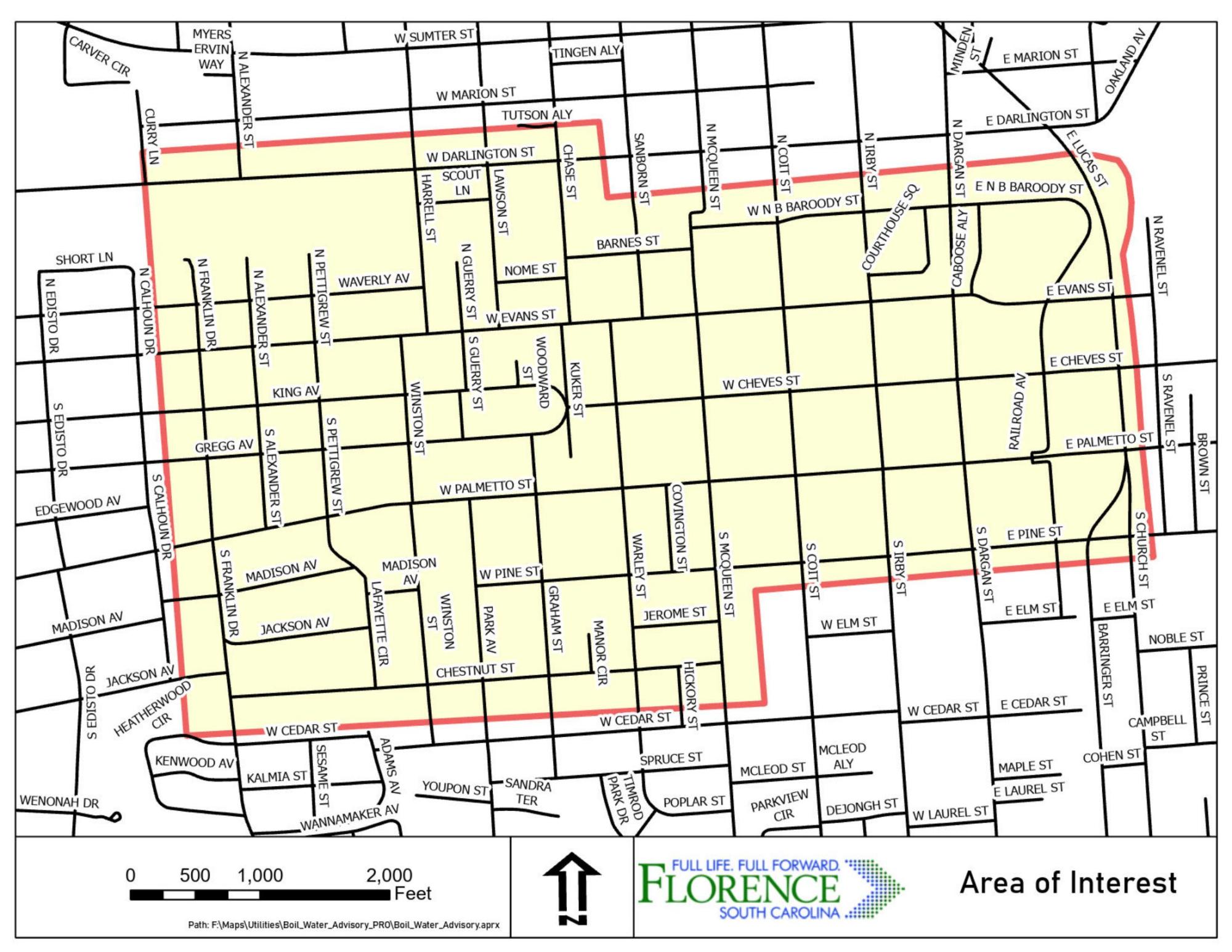 Scheduled Utility Crew Maintenance Map