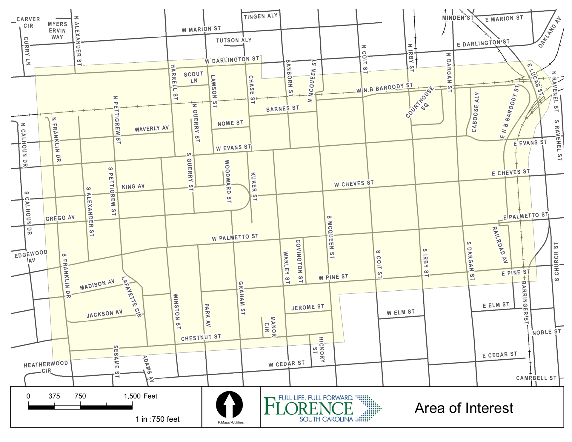 Scheduled Utility Maintenance  Map